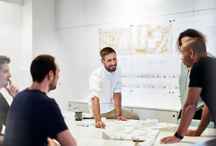 Reportageshooting im Büro von Drei Architekten