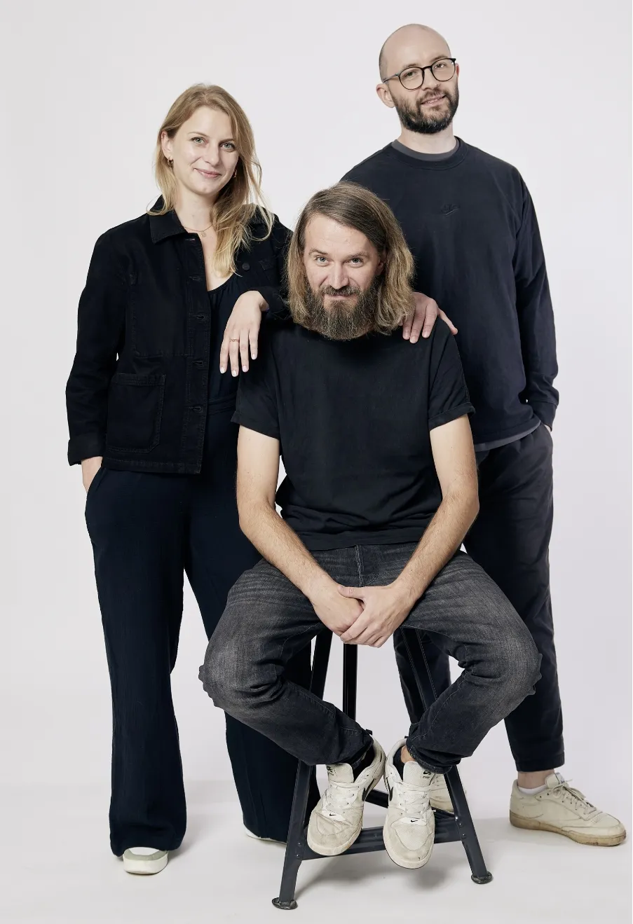 Teambild Carolyn Vater, Marius Vater & Edgar Löffler