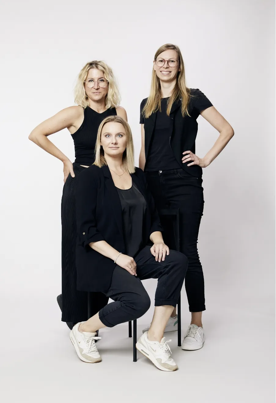 Teambild Denise Kurkowski, Yvonne Hietala & Magdalena Blum