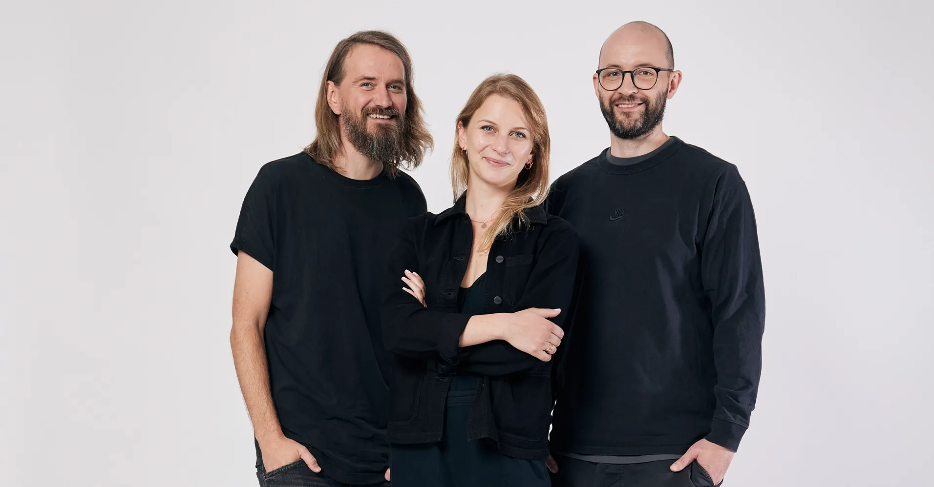 Portrait von Marius Vater, Carolyn Vater und Edgar Löffler