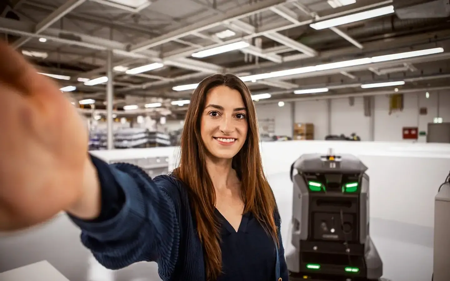 Kampagnenmotive in Selfie Optik für das Kärcher Employer Branding Konzept